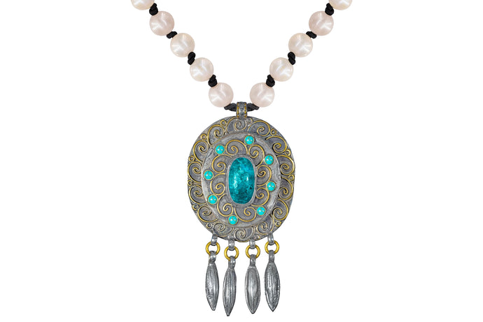 Turquoise Antiqued Necklace