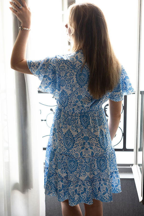 Angie Dress in Blue