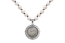 Load image into Gallery viewer, Diamond Coin Necklace