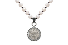 Load image into Gallery viewer, Diamond Double Headed Eagle Coin Necklace 1828