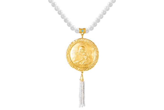 Mary & Baby Jesus Necklace