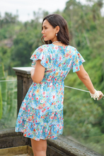 Load image into Gallery viewer, Angie Dress in Blue Daisy
