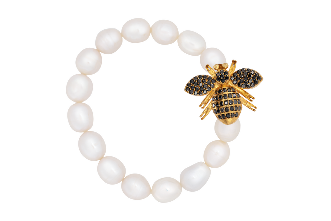 Bumble Bee Charms Theme Bolo Friendship Adjustable Bracelet In 14K Yel –  JewelryAffairs