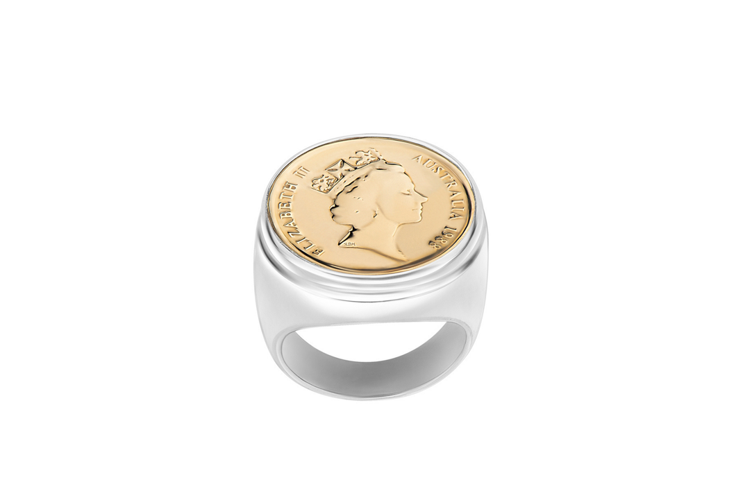 Queen Elizabeth Coin Ring