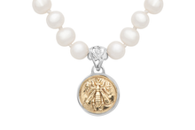 Load image into Gallery viewer, Bee Coin Necklace
