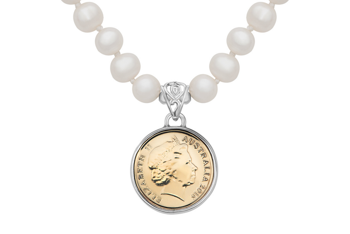 Queen Elizabeth Coin Necklace