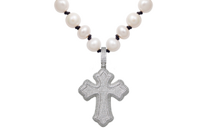 Bling Cross Necklace