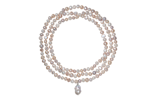 JM Famous Pink Pearl VJJ Necklace