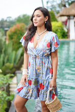 Load image into Gallery viewer, Angie Dress in Blue Floral