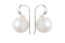 Load image into Gallery viewer, Baby Baroque Pearl and Silver Earrings