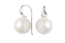 Load image into Gallery viewer, Baby Baroque Pearl and Silver Earrings