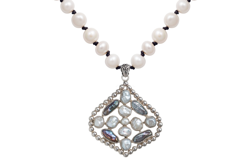 Baroque and Tahitian Pearl Necklace