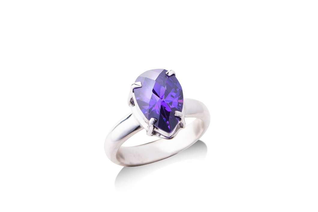 STERLING SILVER 925 Genuine AMETHYST Crystal Ring Large Unique Natural  Magic Brazilian Amethyst Gemstone Exclusive Gift Eliz - ELIZ Jewelry and  Gems