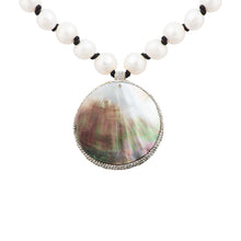 Load image into Gallery viewer, Double Shell Swarovski Pearl Necklace